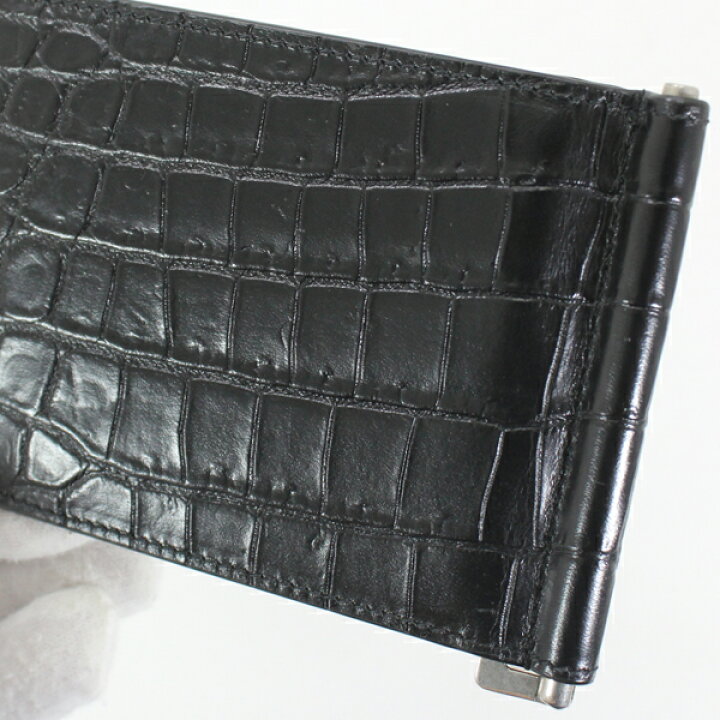 楽天市場】サンローラン マネークリップ 財布 YSL 黒 ブラック レザー 
