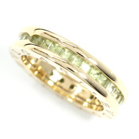 ブルガリ リング ビーゼロ ワン XS #52 12号 K18 YG B-zero1 1バンド BVLGARI 750 YG イエローゴールド ペリドット ジュエリー メンズ レディース ペア ブルガリ リング 指輪 プレゼント ギフト 結婚 婚約 記念日 ハイブランド エレガント【未使用】