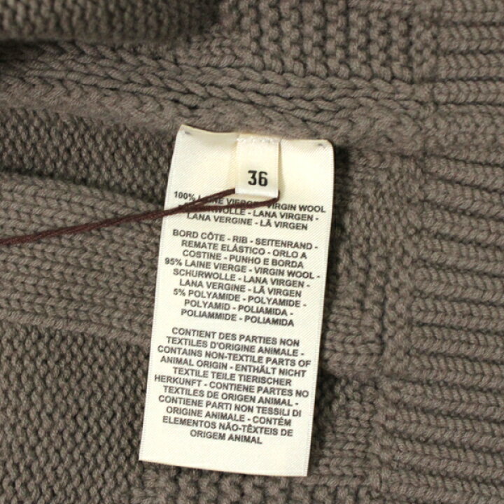 楽天市場】エルメス カーディガン Hモチーフ Vネック レディース 