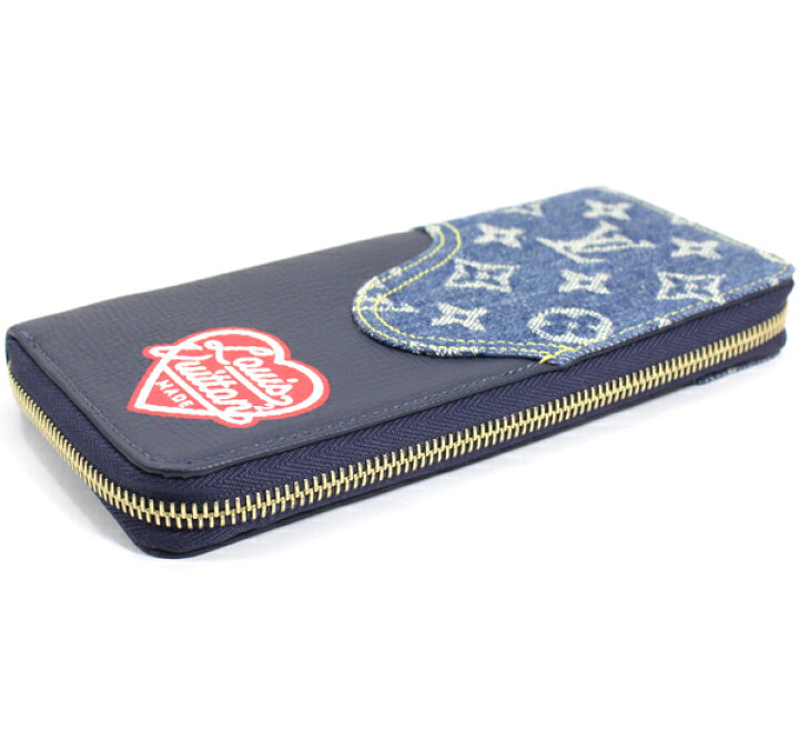 楽天市場】ルイヴィトン 長財布 モノグラム デニム NIGO 限定 青  