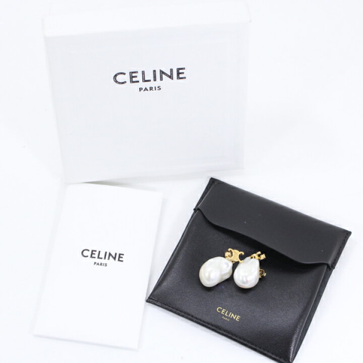 楽天市場】セリーヌ レ・ペルル CELINE バロック パールピアス 