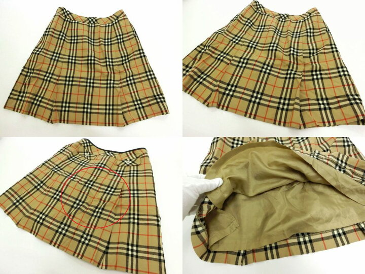 楽天市場】BURBERRY LONDON・バーバリー ノバチェック柄 フレア  