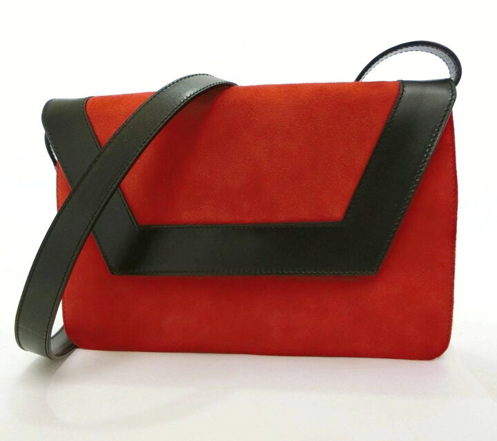 楽天市場】CELINE・セリーヌ 本革 スエードレザー 2WAYクラッチバッグ 