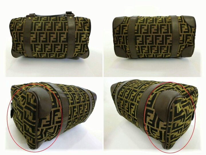 楽天市場】FENDI・フェンディ ズッカ柄 ハンドバッグ／ボストン 
