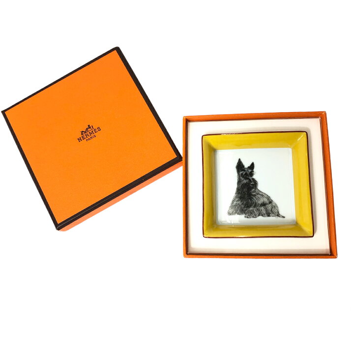 楽天市場】【中古】 エルメス スコティッシュテリア トレイ プレート 