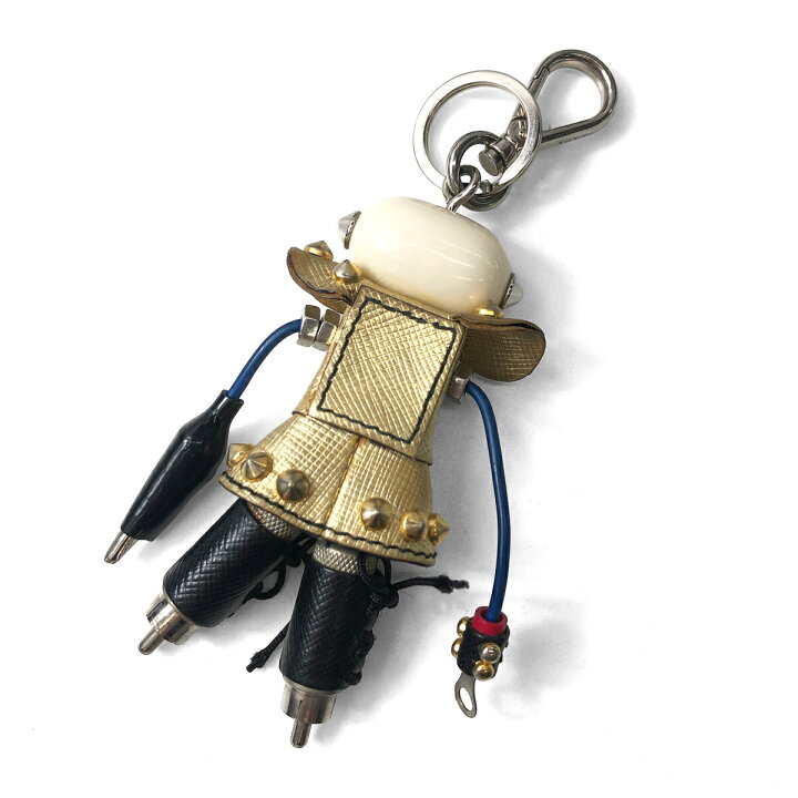 楽天市場】【中古】 プラダ ロボット キーホルダー キーリング 