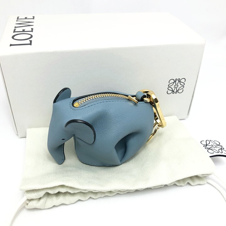 楽天市場】【中古】 ロエベ エレファント コインケース チャーム 小銭 