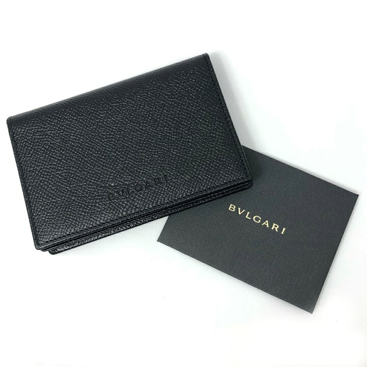 楽天市場】【中古】 ブルガリ カードケース レザー ブラック 名刺入 