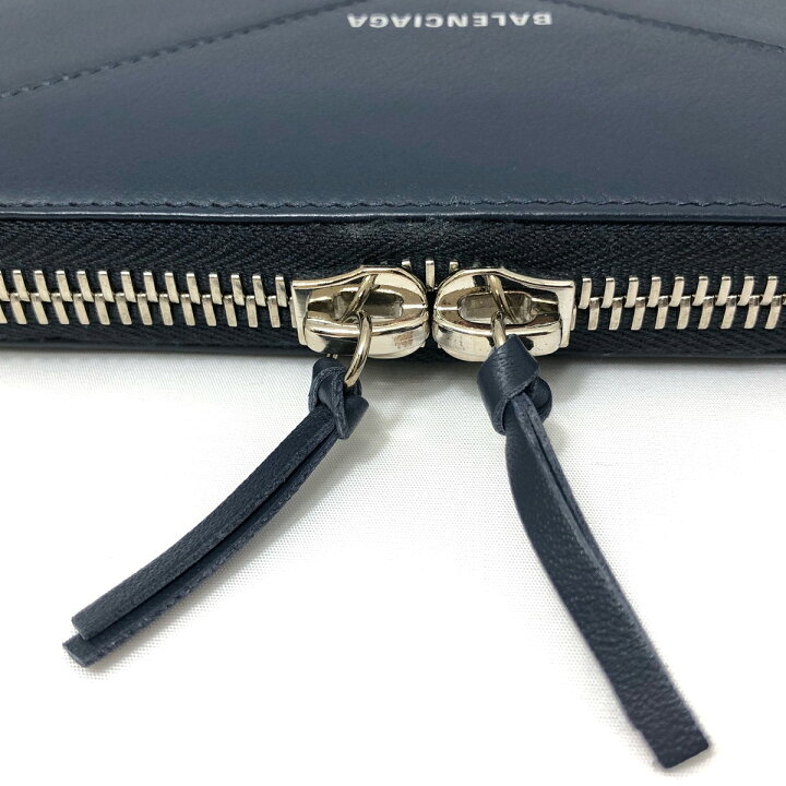 楽天市場】【中古】 バレンシアガ レディース 長財布 ネイビー