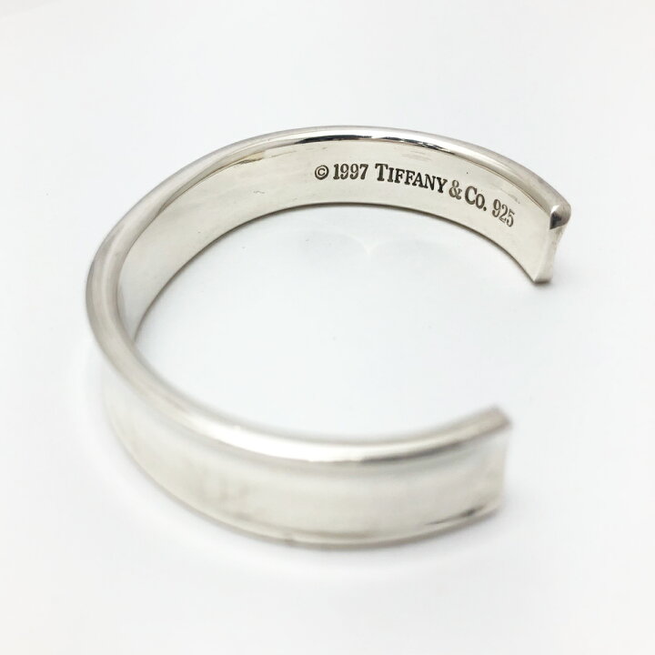 楽天市場】【中古】 ティファニー シルバー バングル 1837 カフ ナロー 
