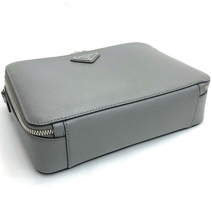 楽天市場】【中古】 プラダ メンズ ショルダー グレー ブリック 
