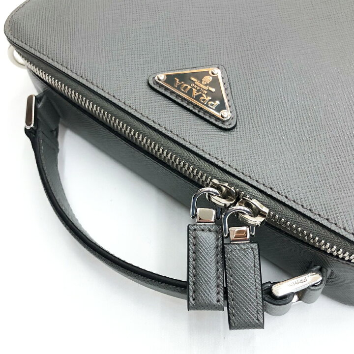 楽天市場】【中古】 プラダ メンズ ショルダー グレー ブリック 
