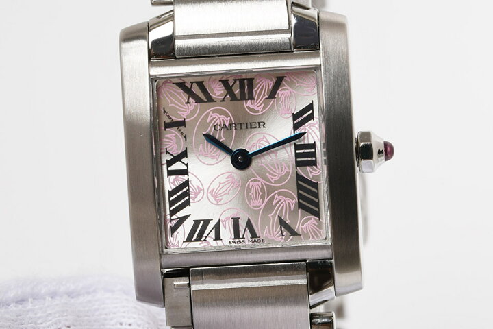 楽天市場】カルティエ Cartier タンクフランセーズSM SS シルバー 