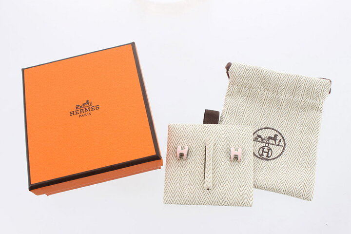 楽天市場】エルメス HERMES ポップH ミニ ピアス ポップアッシュ  