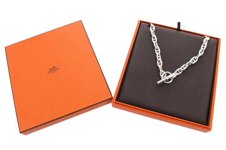楽天市場】エルメス HERMES シェーヌダンクル GM 29コマ ネックレス 