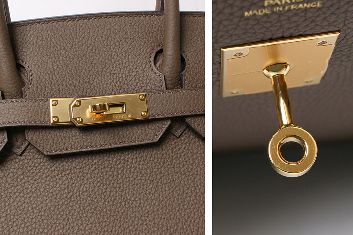 楽天市場】エルメス HERMES バーキン30 トゴ ツンドラ ゴールド金具 B 