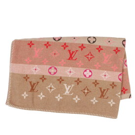 ルイ ヴィトン VUITTON ブランケット プレッド・モノグラム コロレ ブラウン/マルチカラー M77314 服飾 【中古】