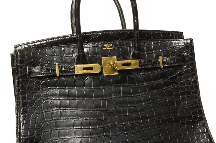 楽天市場】 エルメス HERMES バーキン35 クロコダイルポロサスシャイン 