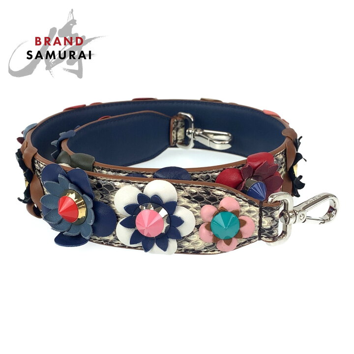 楽天市場】美品 FENDI フェンディ ストラップユー フラワー マルチ 