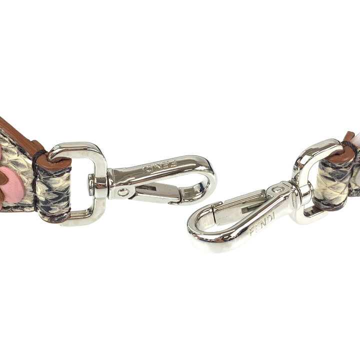 楽天市場】美品 FENDI フェンディ ストラップユー フラワー マルチ  