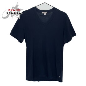 JAMES PERSE ジェームスパース サイズUS 0 ブラック 黒 コットン 半袖シャツ Tシャツ メンズ 403111 【中古】【中古】