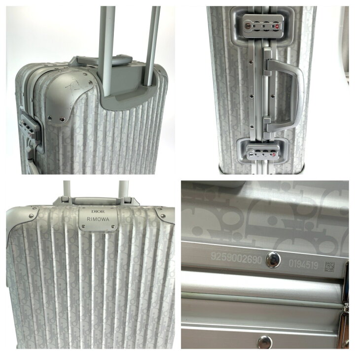 楽天市場】美品 Dior ディオール DIOR×RIMOWA コラボ オブリーク 