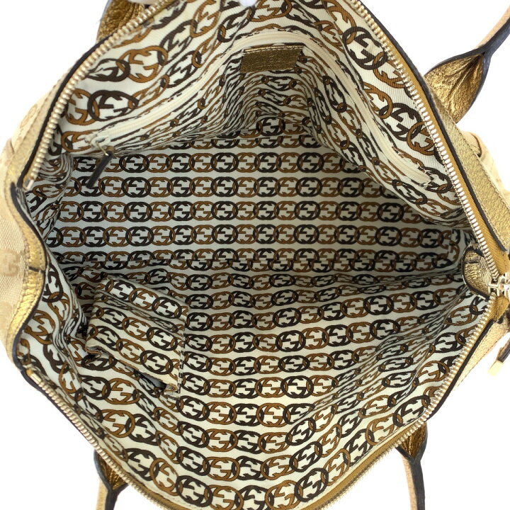 楽天市場】美品 GUCCI グッチ プリンシー ゴールド GGキャンバス  