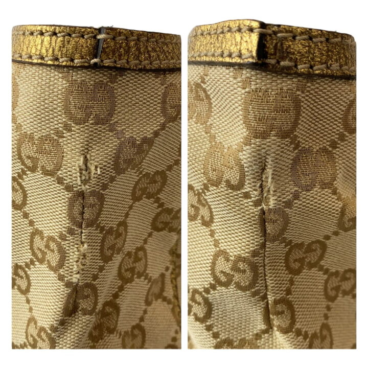 楽天市場】美品 GUCCI グッチ プリンシー ゴールド GGキャンバス  