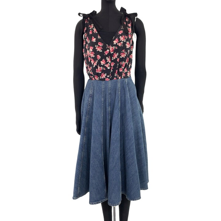 楽天市場】美品 MIUMIU ミュウミュウ 花柄 サイズ36 ブラック 黒  