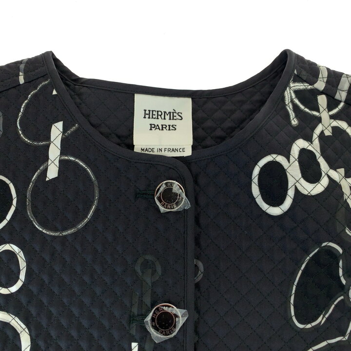 楽天市場】新品未使用 HERMES エルメス 23AW シェーヌダンクル柄  