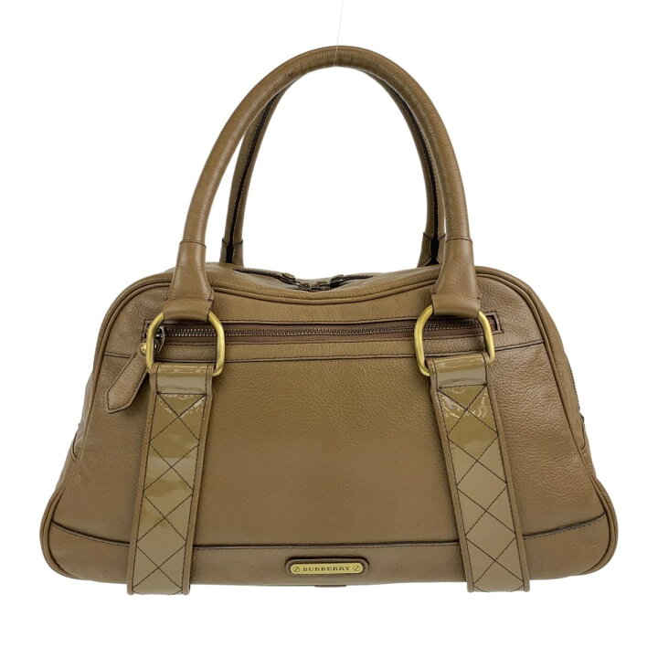 楽天市場】美品 BURBERRY バーバリー 中チェック柄 カーキ ブラウン  
