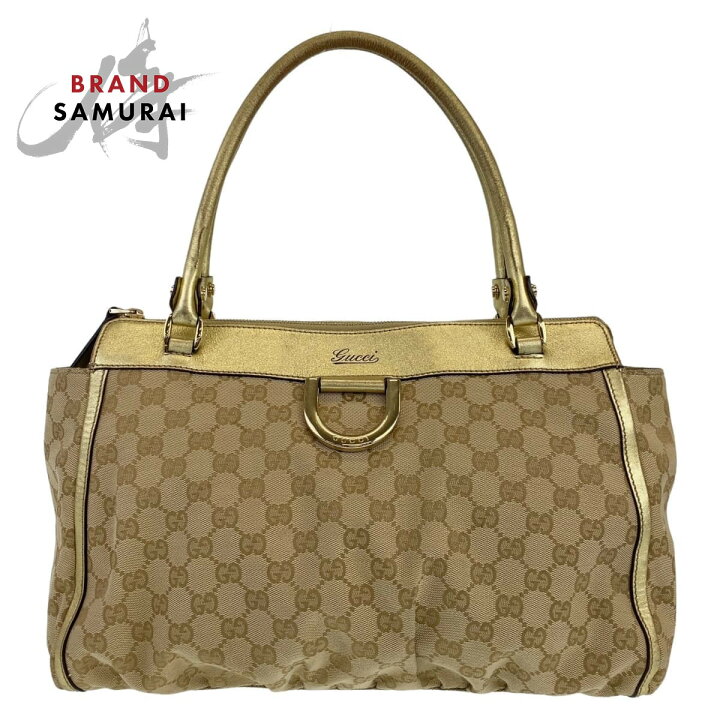 楽天市場】GUCCI グッチ アビー ベージュ ゴールド金具 GGキャンバス  