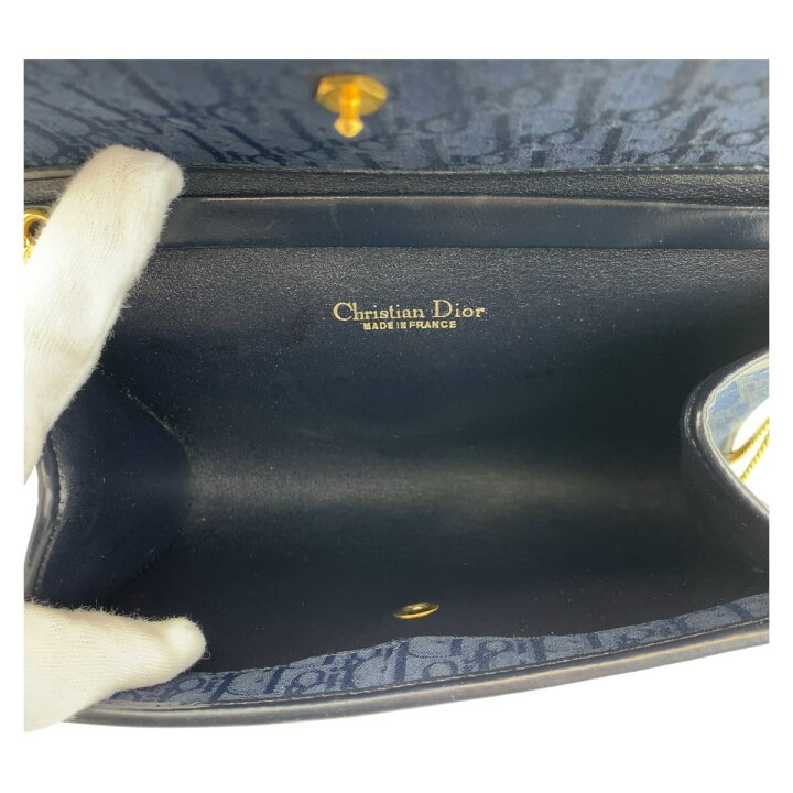楽天市場】超美品 Dior ディオール ヴィンテージ トロッター ネイビー 