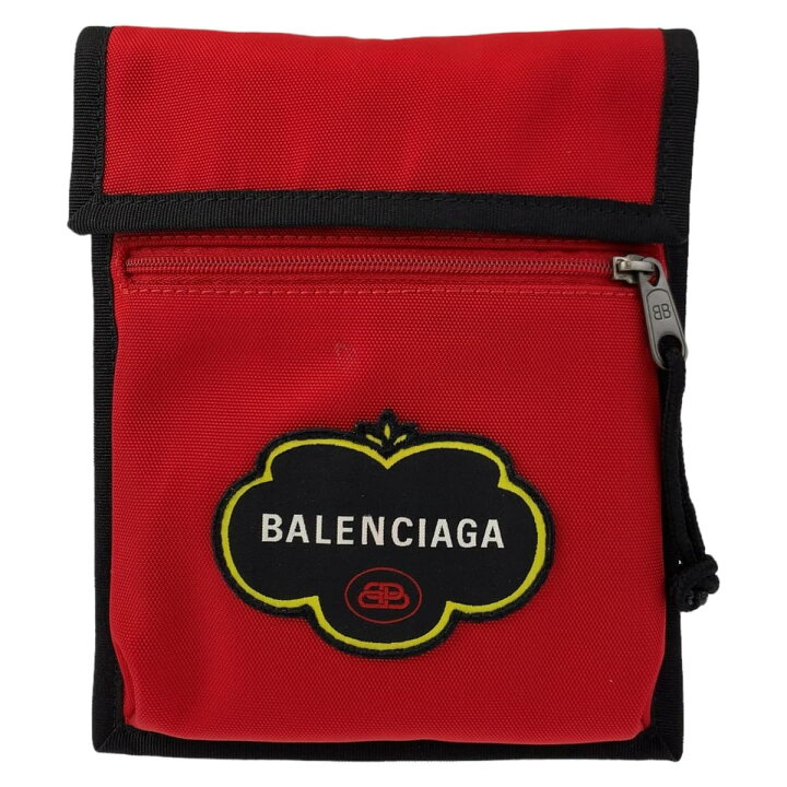 楽天市場】BALENCIAGA バレンシアガ エクスプローラー BBロゴ レッド 