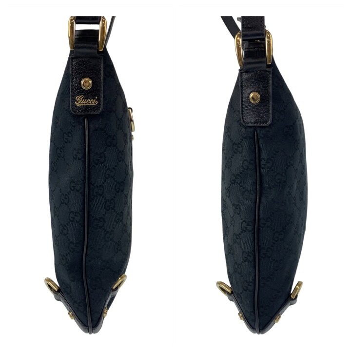 楽天市場】美品 GUCCI グッチ アビー ブラック 黒 ゴールド金具 GG 