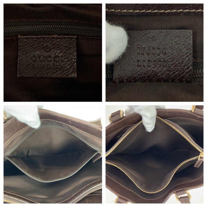 楽天市場】GUCCI グッチ アビー ベージュ ブラウン ゴールド金具 GG  