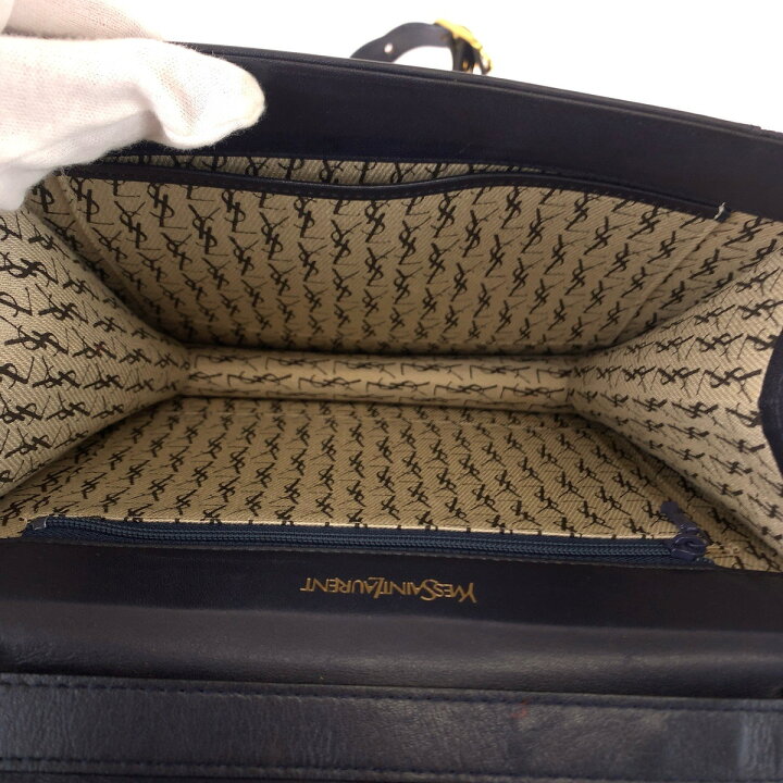 楽天市場】SAINT LAURENT サンローラン ロゴ型押し ブラック 黒  