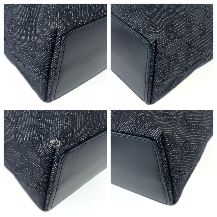 楽天市場】美品 GUCCI グッチ GG柄 ブラック シルバー金具 GG  
