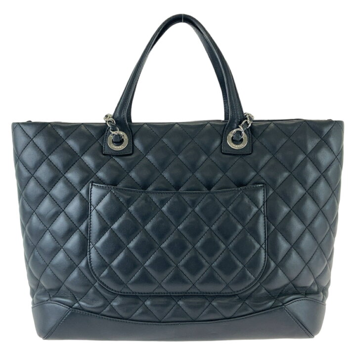 楽天市場】美品 CHANEL シャネル マトラッセ ココマーク ブラック 黒  