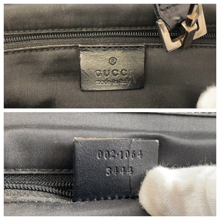 楽天市場】美品 GUCCI グッチ ジャッキー ブラック 黒 シルバー金具 GG 