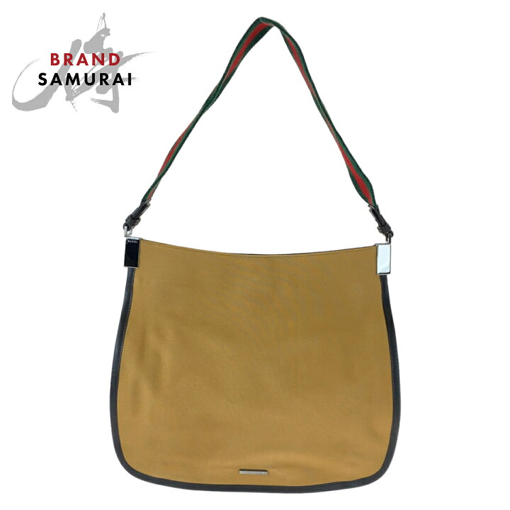 楽天市場】美品 GUCCI グッチ シェリーライン ベージュ シルバー金具  