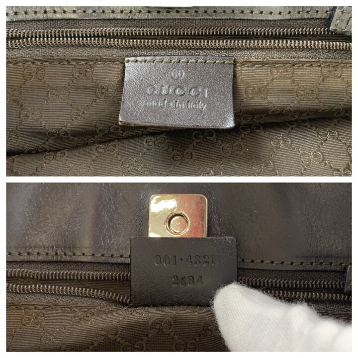 楽天市場】美品 GUCCI グッチ シェリーライン ベージュ シルバー金具  