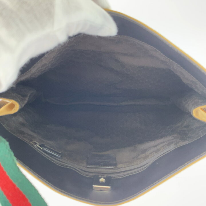 楽天市場】美品 GUCCI グッチ シェリーライン ベージュ シルバー金具  
