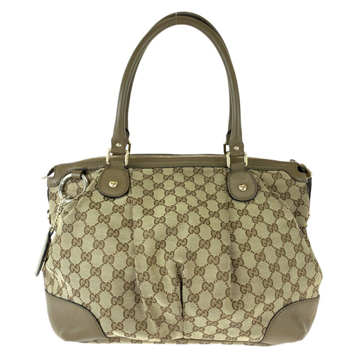 楽天市場】GUCCI グッチ スーキー ブラウン ゴールド金具 GGキャンバス  