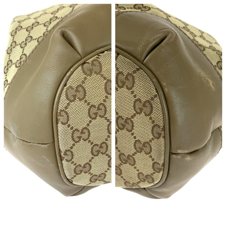 楽天市場】GUCCI グッチ スーキー ブラウン ゴールド金具 GGキャンバス  