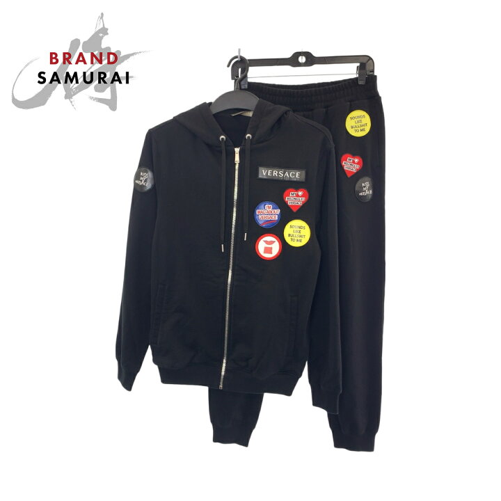 楽天市場】美品 VERSACE ヴェルサーチ マルチカラーパッチ パーカー 