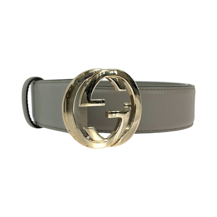楽天市場】美品 GUCCI グッチ インターロッキング 80cm/32inc 