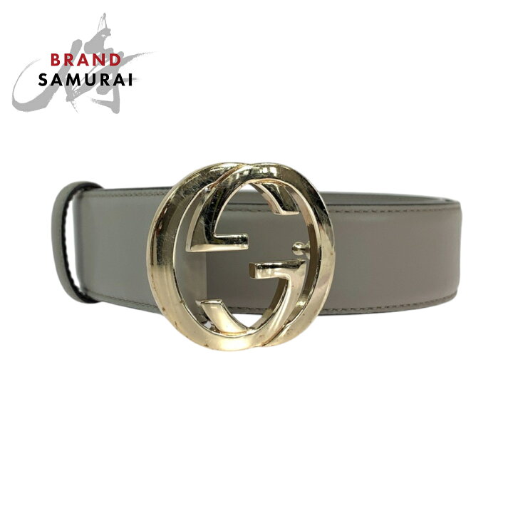 楽天市場】美品 GUCCI グッチ インターロッキング 80cm/32inc  