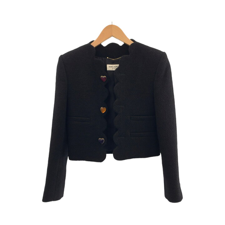 楽天市場】希少 美品 SAINT LAURENT サンローラン ブークレツイード 