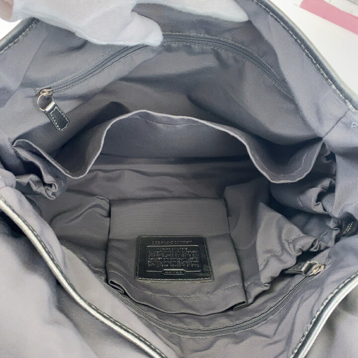 楽天市場】美品 COACH コーチ スナップヘッド ブルー マルチカラー  
